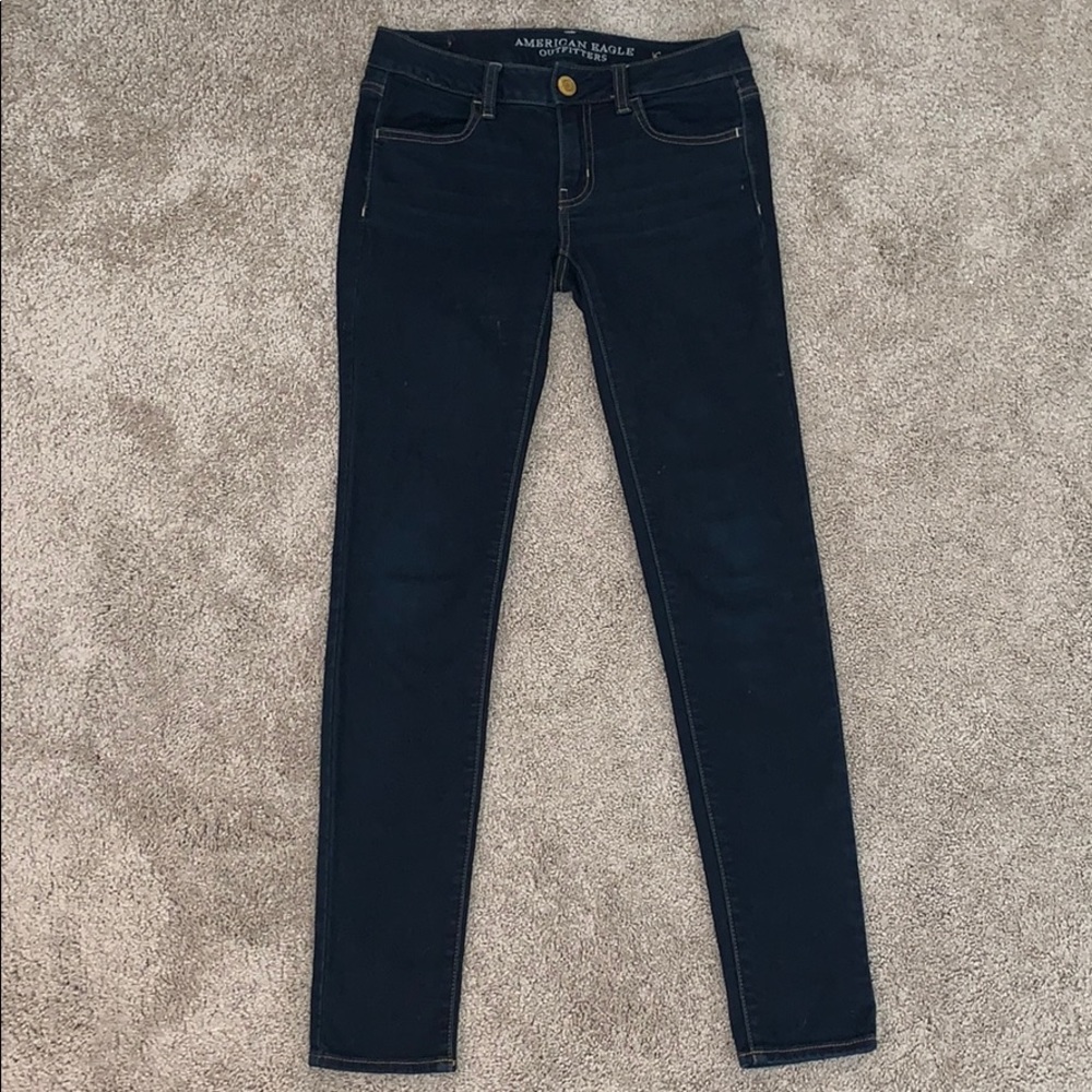 American Eagle dark wash jegging jean